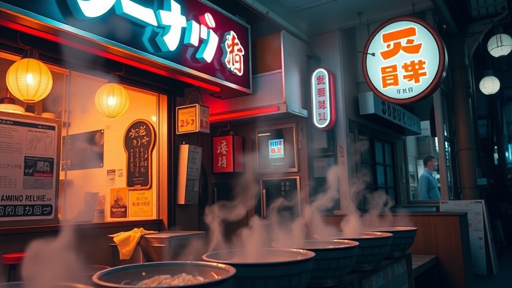 Atmospheric urban scene