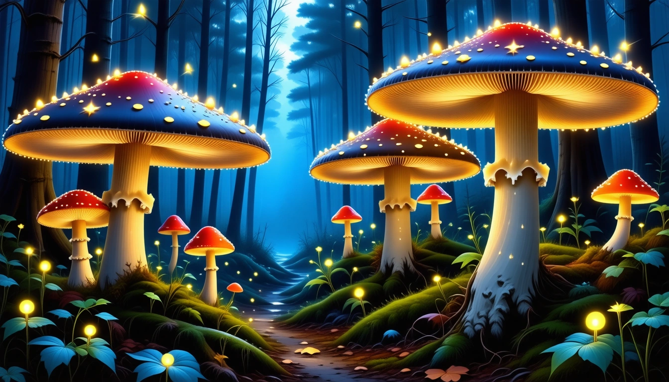 Fantasy illustration generated with SD 3.5 Turbo